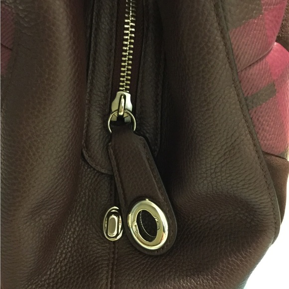 SOLD!! Coach Edie 31 Canyon Quilt Patchwork Cyclamen~OXBLOOD CALICO PRAIRIE~RARE - Picture 12 of 16